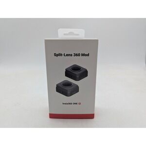 Insta360 Split-Lens 360 Mod Unisex OS Black New CINORCC/B ONE R Accessory